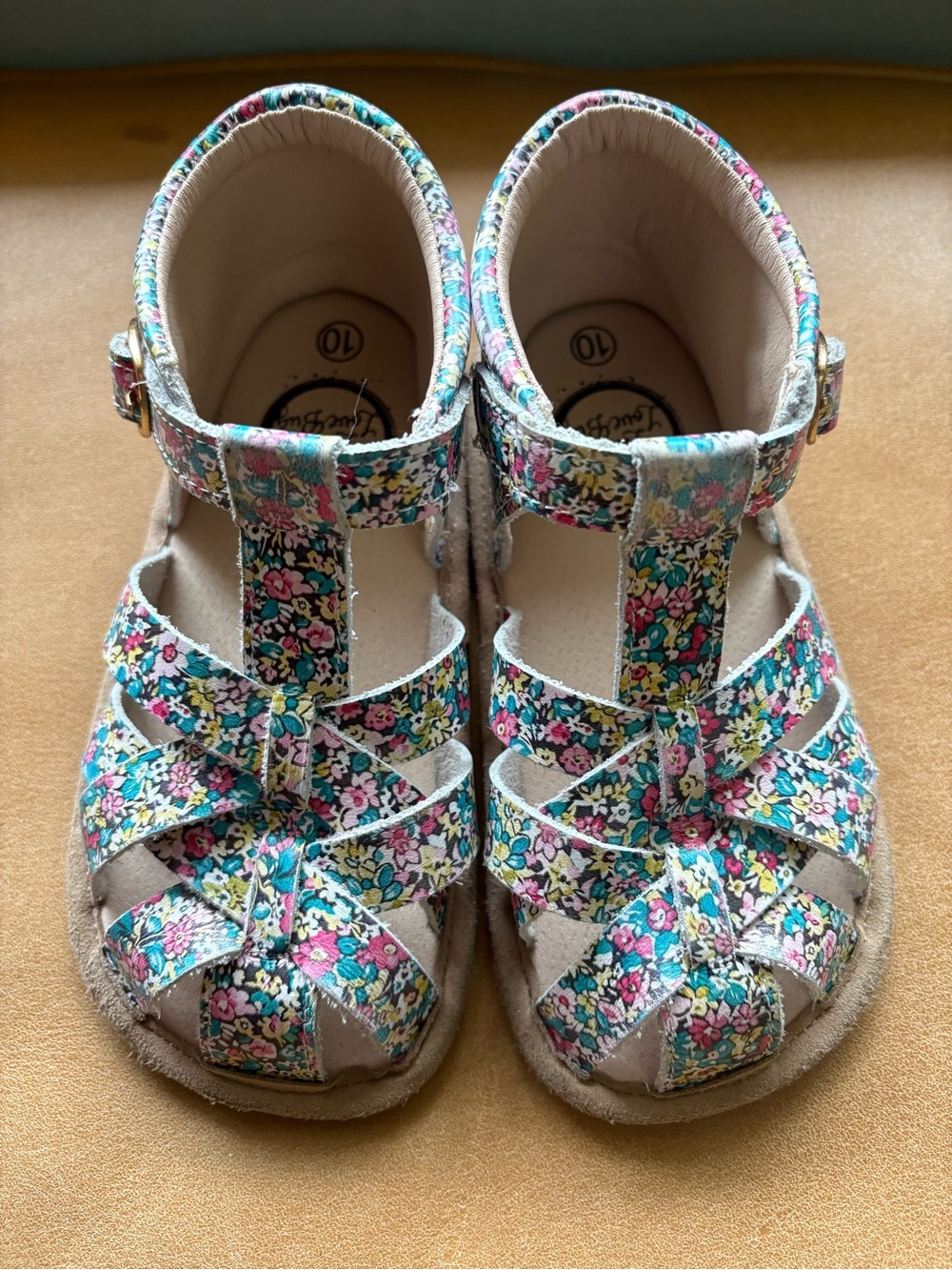 Little Love Bug Floral Closel Toe Sandal